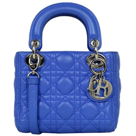 lady dior blue and white|lady dior white cannage.